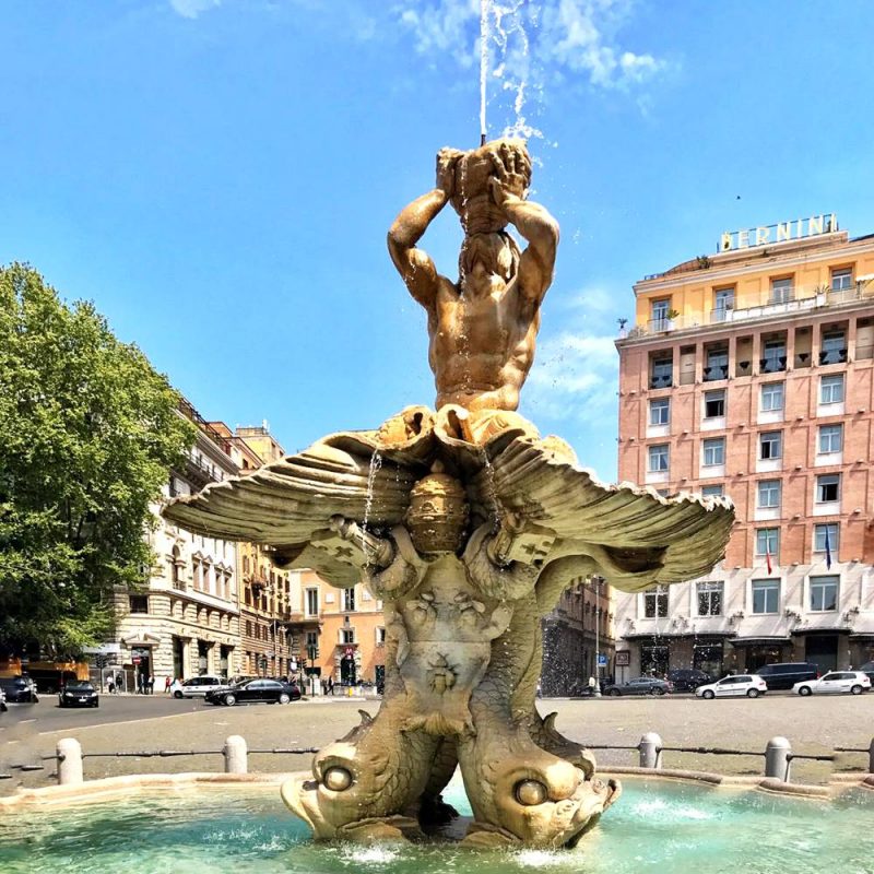 Classic style large famous Triton Fountain