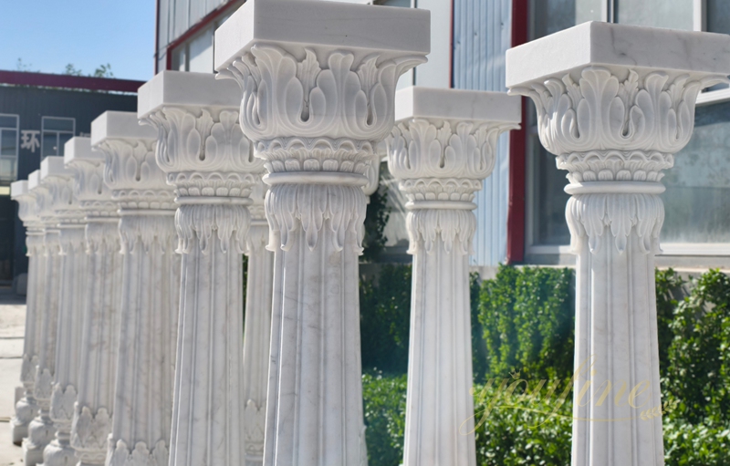 some natural marble column