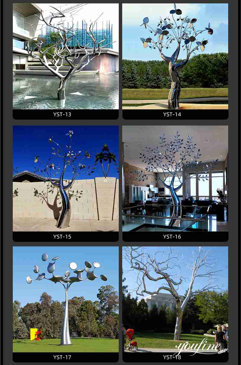 stainless steel tree - YouFine Sculpture (1)
