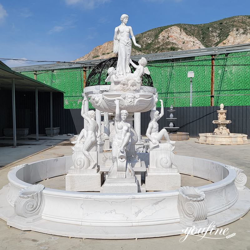 white marble fountain for sale (1)