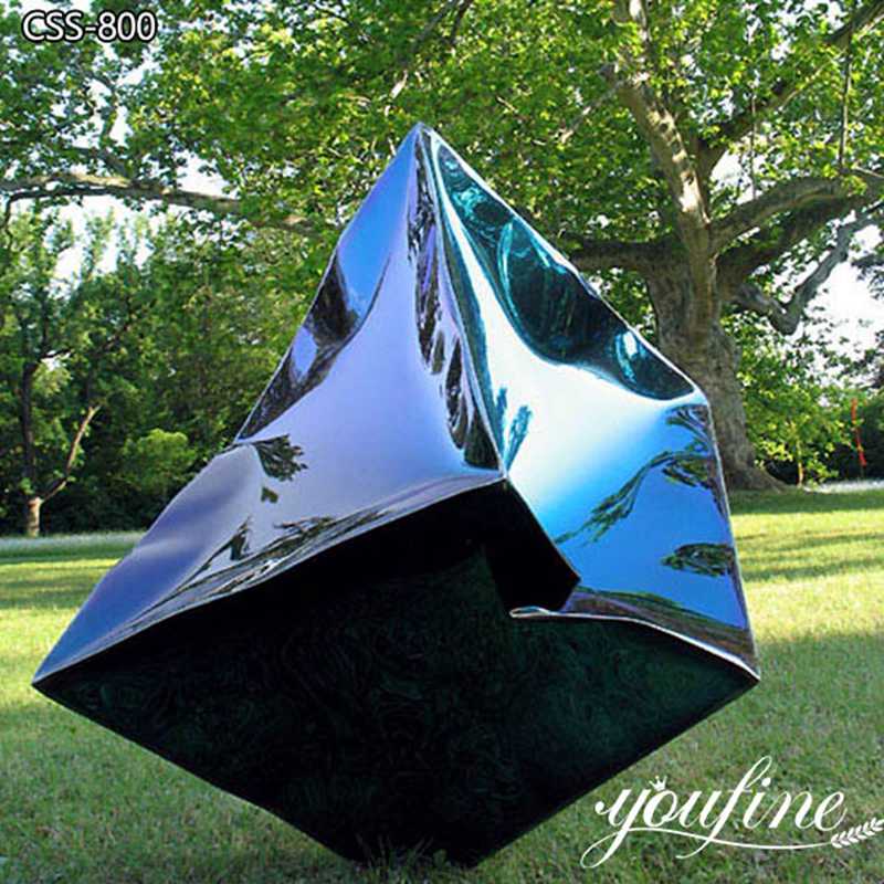 Abstract Outdoor Metal Cube Sculpture Art Decor Supplier CSS-800 (2)