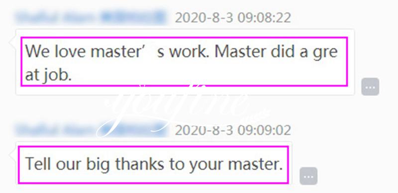 CLIENTS LIKE TESTIMONIAL-YouFine Sculpture