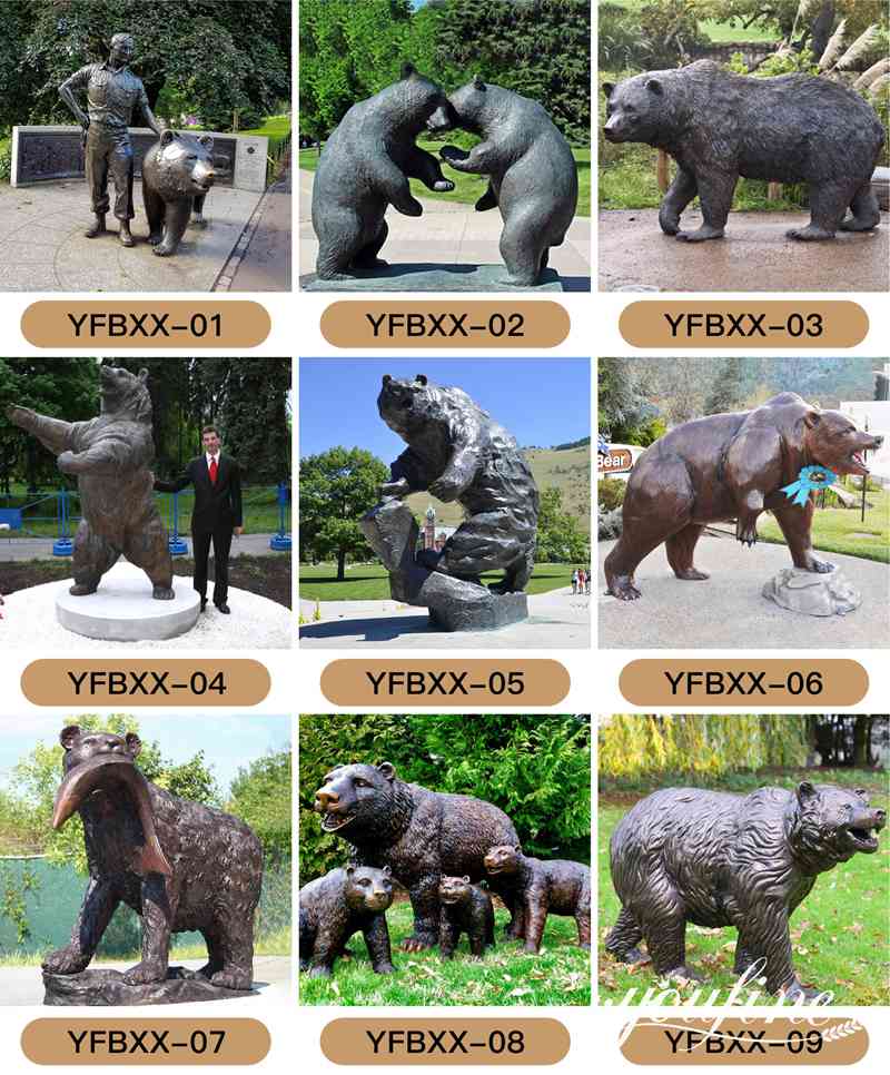 Why do People Love Bronze Bear Statues?