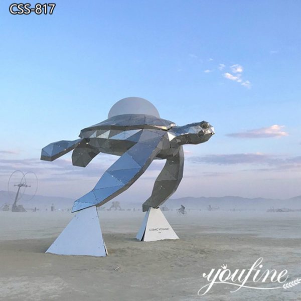 Cosmic Voyager Stainless Steel Turtle Light Art Decor for Sale CSS-817 (3)