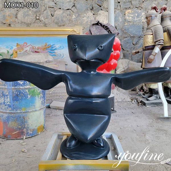 High Quality Modern Black Abstract Marble Statue for Sale MOK1-010