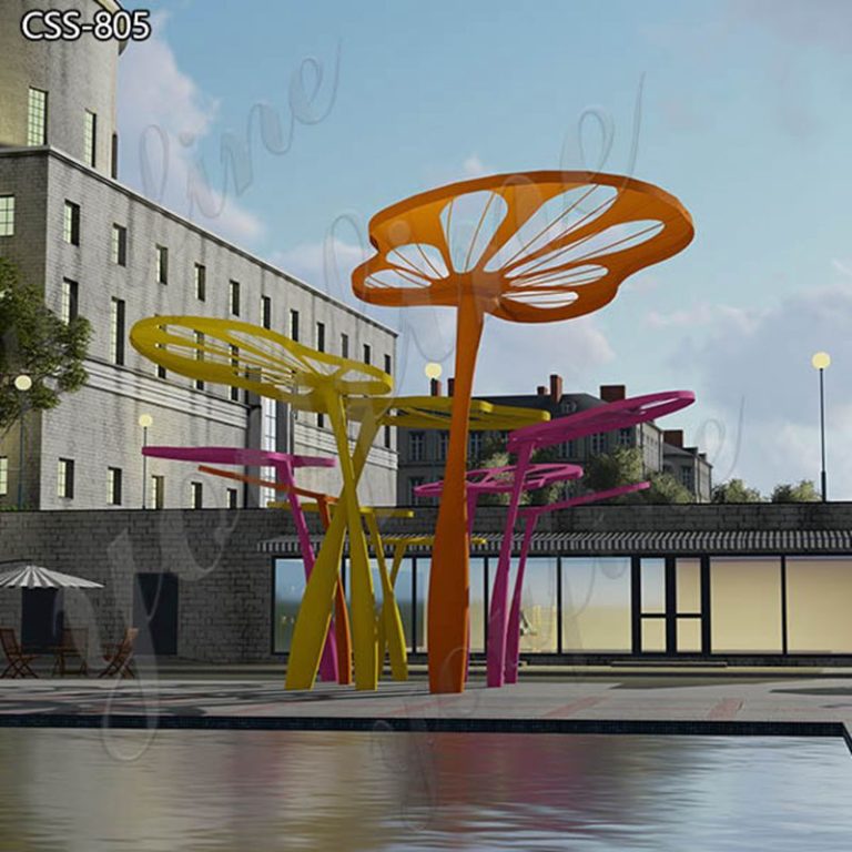 Outdoor Metal Tree Sculpture Free Standing Supplier CSS140YouFine