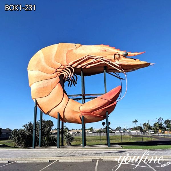 Prawn statue bronze-YouFine Sculpture