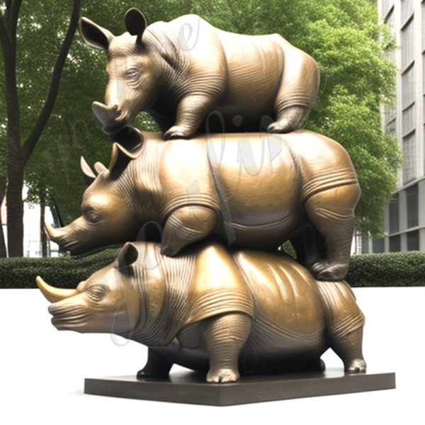 Rhino Statue-YouFine Sculpture