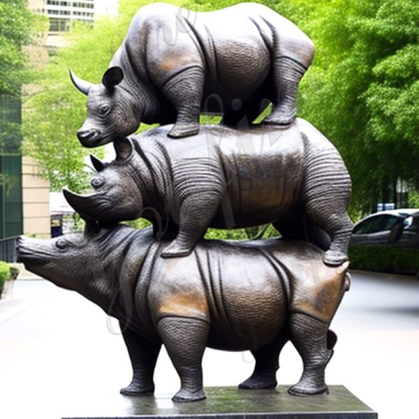 Rhino sculpture-YouFine Sculpture