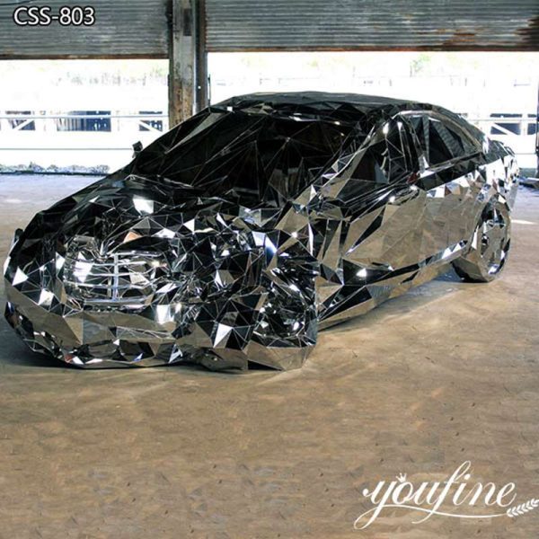 Wreck Jordan Griska metal car sculpture - YouFine Sculpture (2)