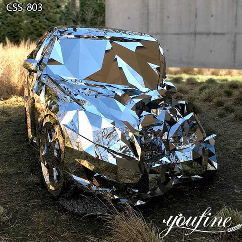 Wreck Jordan Griska metal car sculpture - YouFine Sculpture (3)