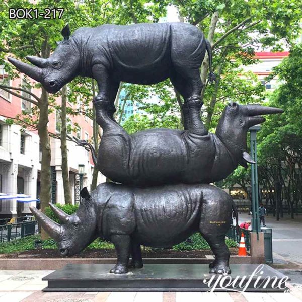 Rhino Statue Details: