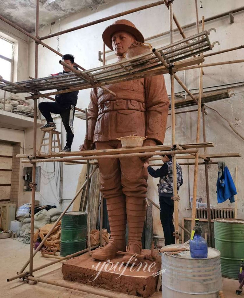 large soldier sculpture-YouFine Sculpture