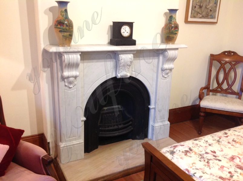 marble fireplaces mantel-YouFine Sculpture