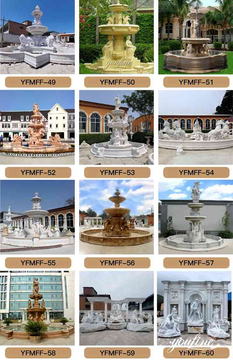 marble water fountain - YouFine Sculpture