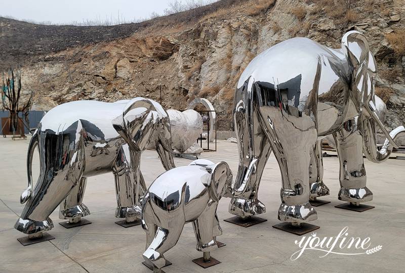 metal elephant statue - YouFine sculptures (4)