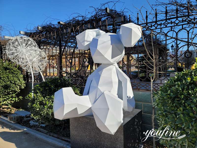 metal rabbit sculpture - YouFine Sculpture (1)