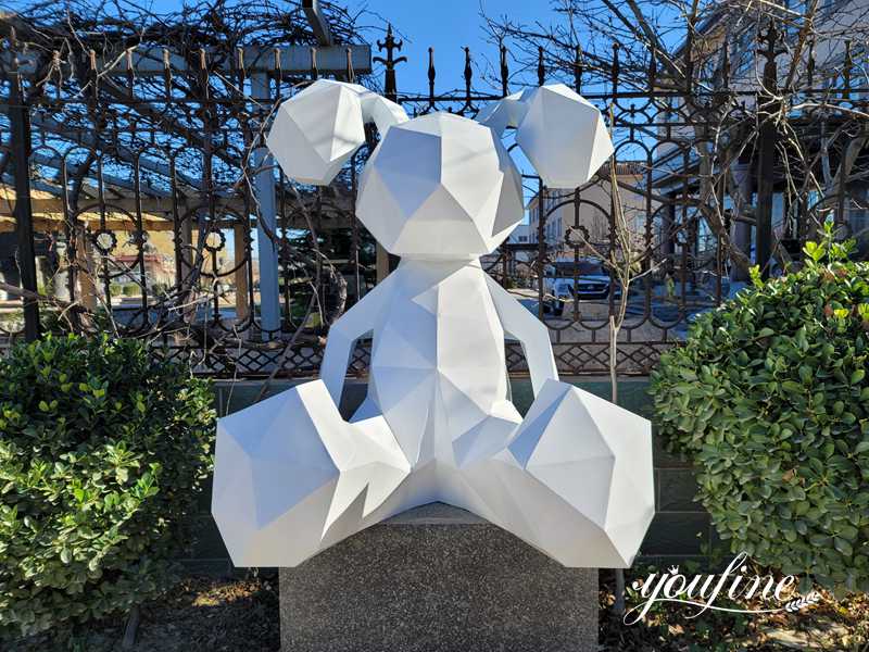 metal rabbit sculpture - YouFine Sculpture (2)