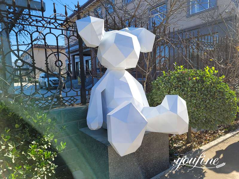 metal rabbit sculpture - YouFine Sculpture (3)