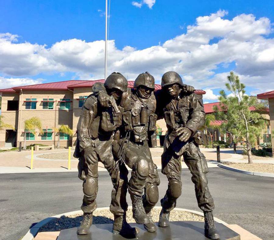 military soldier sculptures-YouFine Sculpture