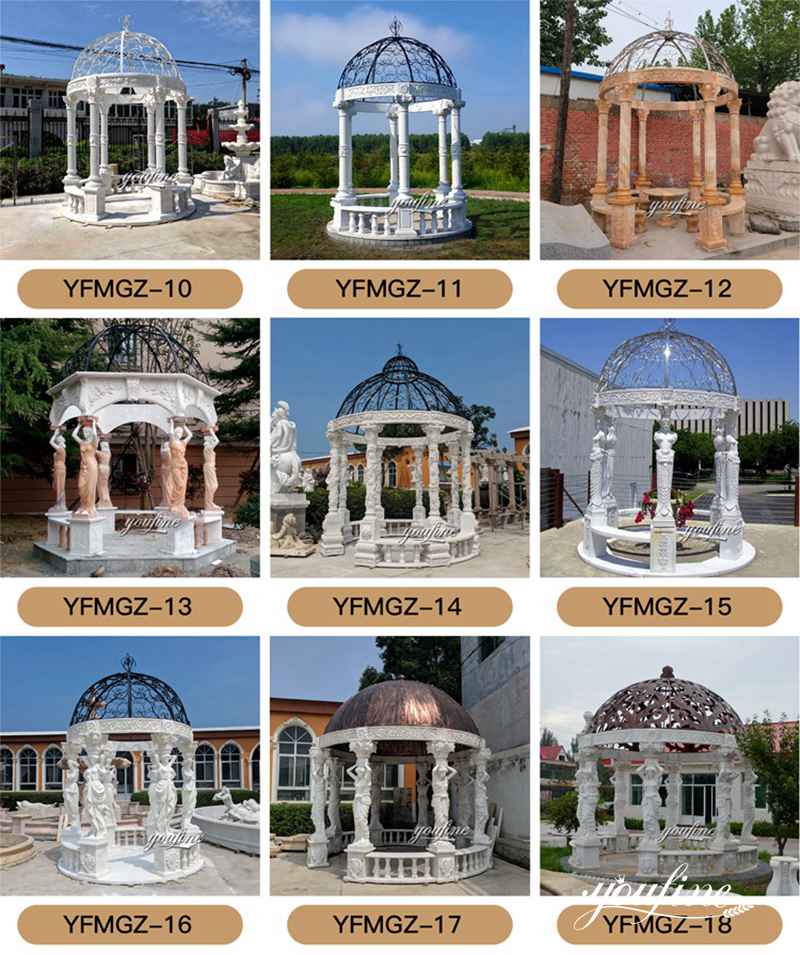 outdoor gazebo for sale - YouFine Sculpture