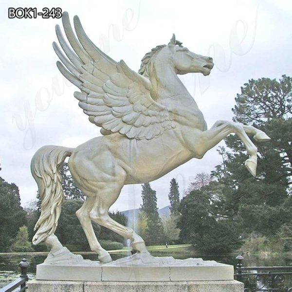 Bronze Pegasus Statue Details: