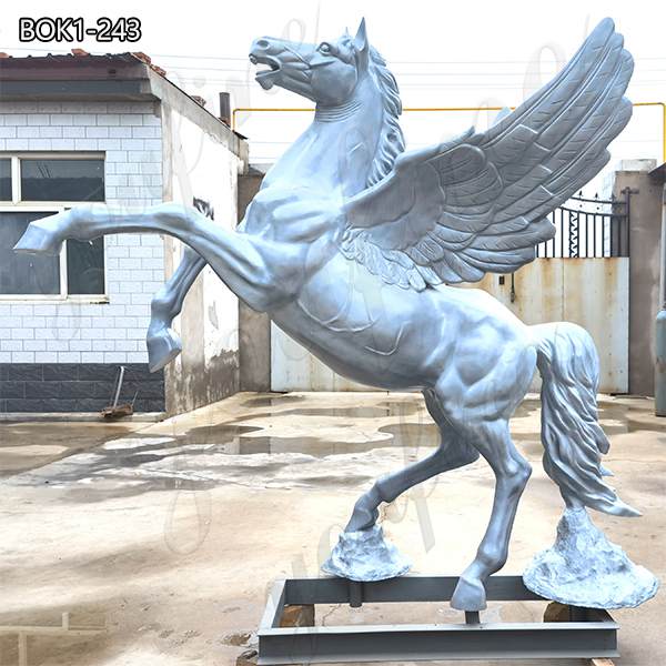 Bronze Pegasus Statue Details: