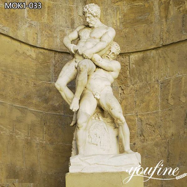 Famous Classical Marble Hercules and Antaeus Statue Supplier MOK1-033 (2)