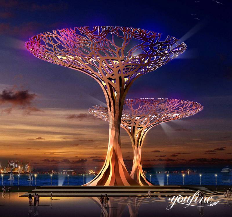 Garden Tree Sculpture- YouFine Sculpture (1)