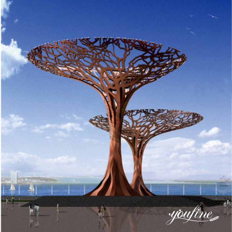 Garden Tree Sculpture- YouFine Sculpture (3)