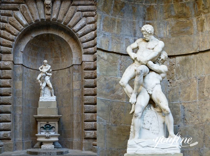 Hercules and Antaeus statue - YouFine Sculpture (1)