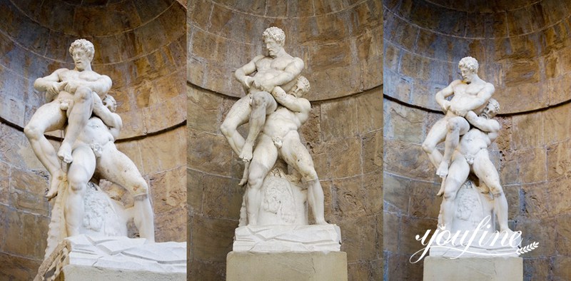 Hercules and Antaeus statue - YouFine Sculpture (2)