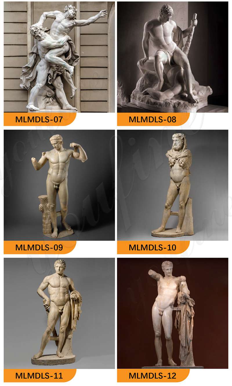 Hercules fighting Antaeus sculpture - YouFine Sculpture (1)