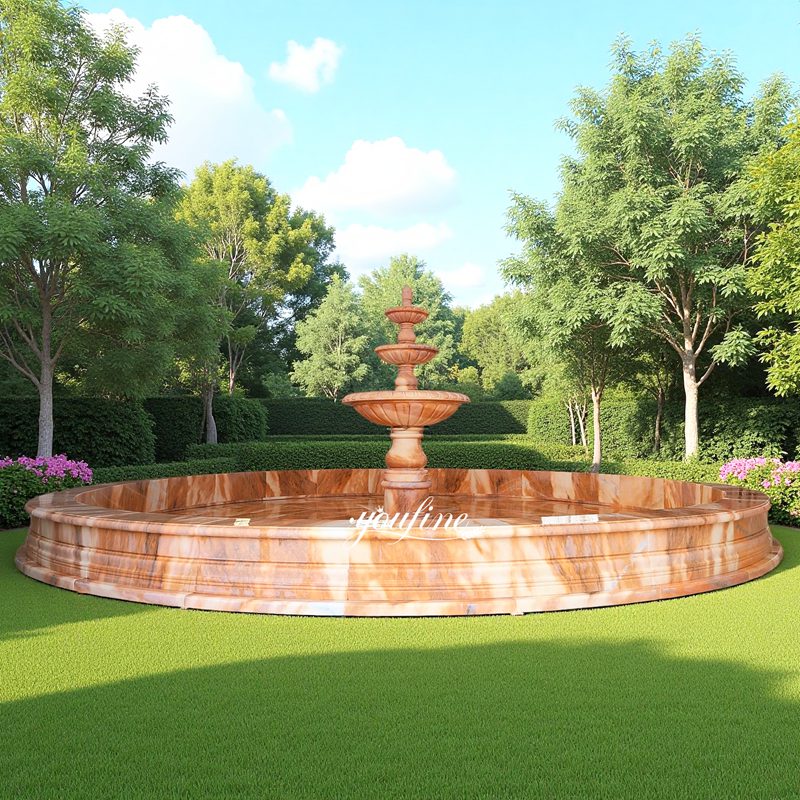 Tiered Fountain with Basin