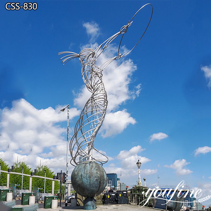 Nuala with the Hula Beacon of Hope Sculpture for Sale CSS-830 (