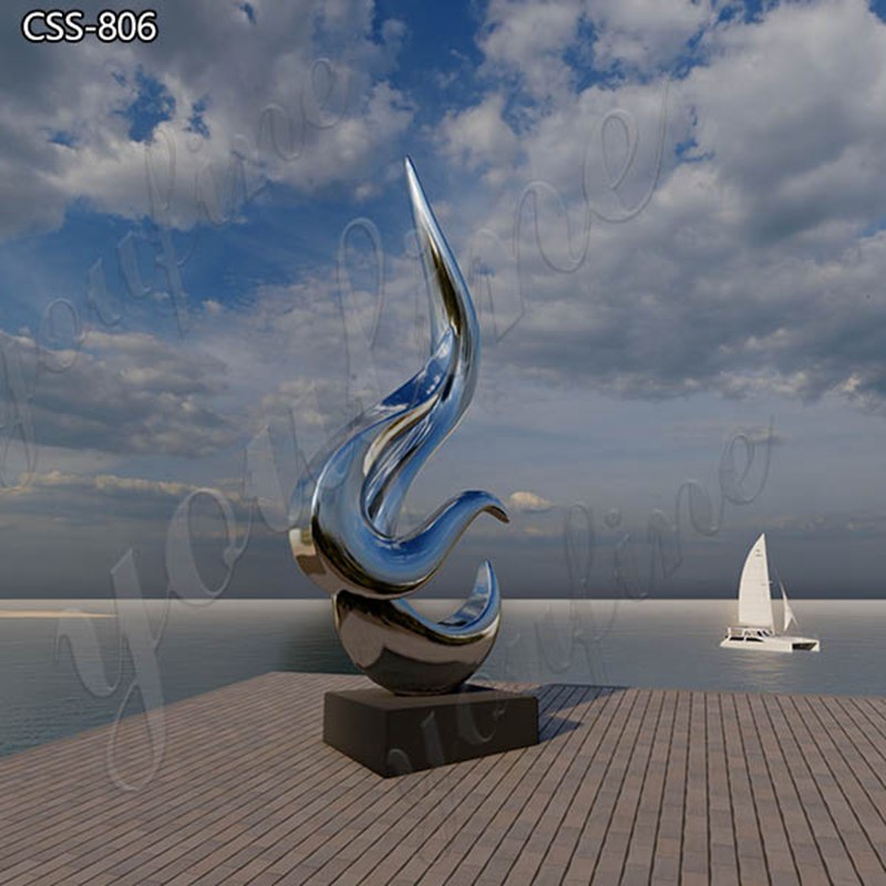 Outdoor Stainless Steel Sculpture Abstract Art Decor for Sale CSS-806