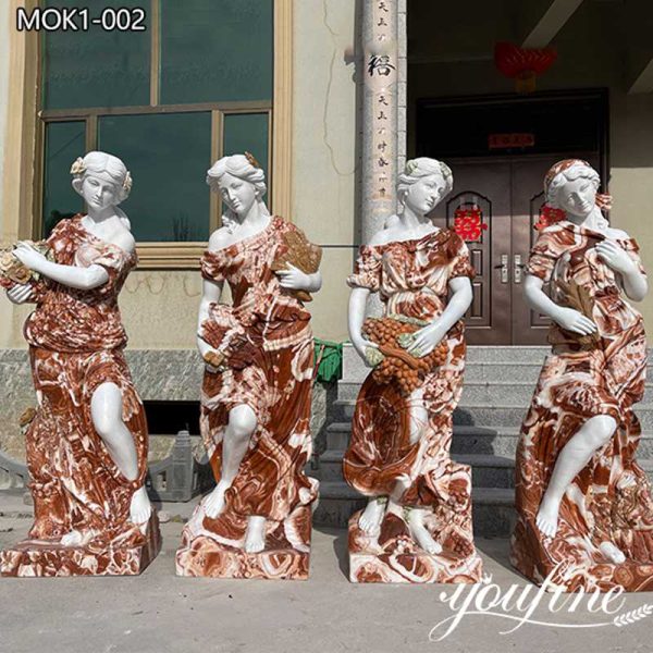 Vivid Marble Goddess Four Season Statues for Sale MOK1-002 (3)