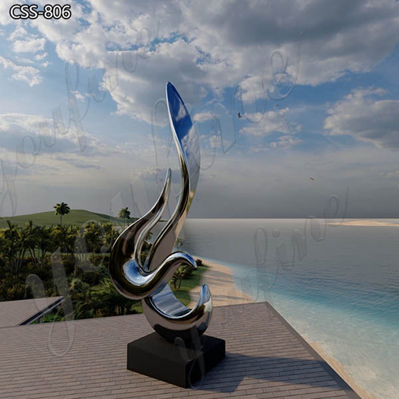 abstract stainless steel sculpture - YouFine Sculpture (2)