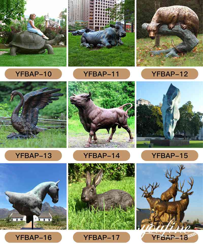 bronze animal statue-YouFine Sculpture