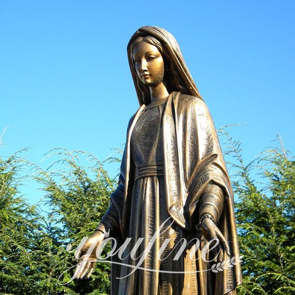 bronze virgin mary garden statue-YouFine Sculpture