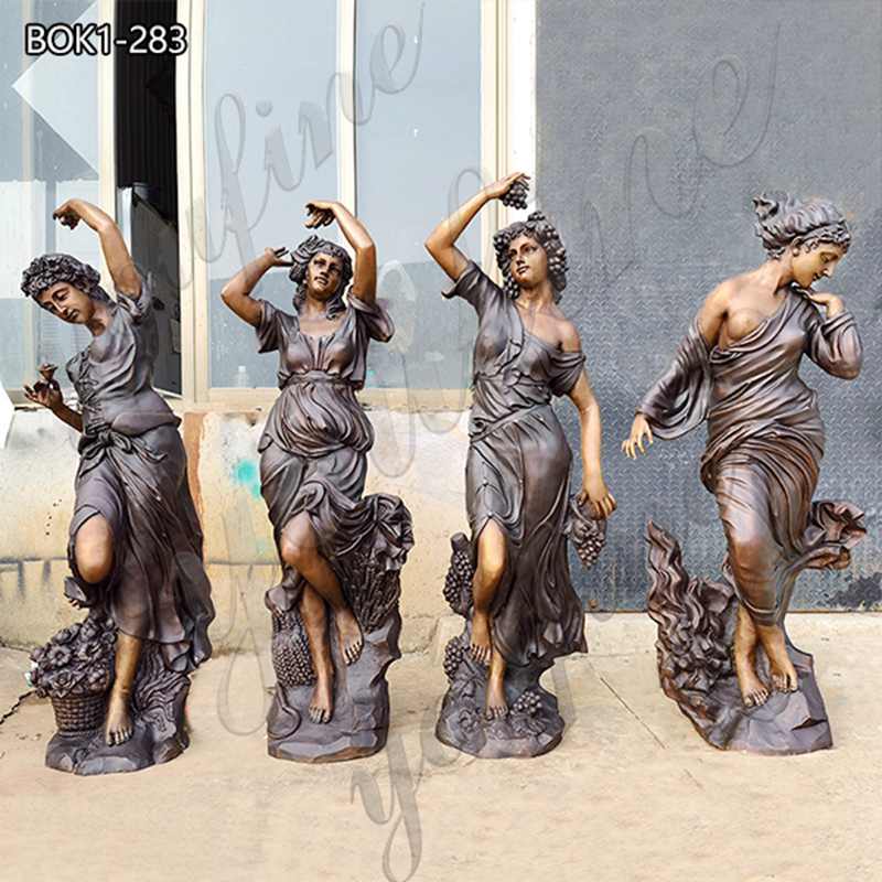 Life-size Bronze Greek Four Seasons Statues Garden for Sale BOK1-283