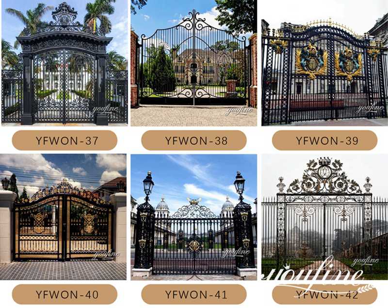 Safe Packaging of Wrought Iron Gate:
