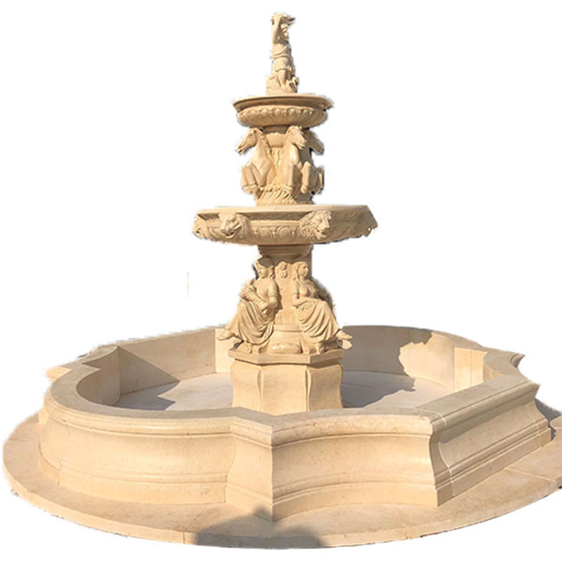 marble stone water fountains outdoor