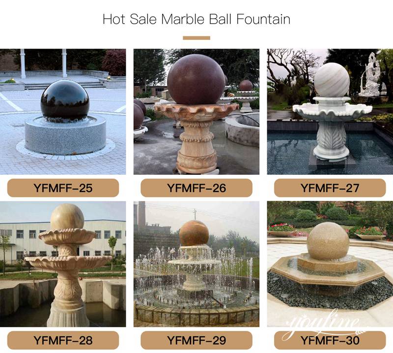 marble water fountain - YouFine Sculpture