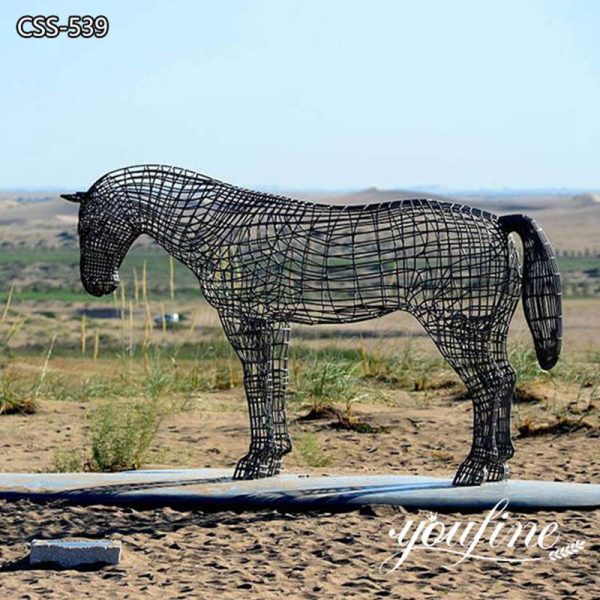 outdoor metal horse sculpture - YouFine Sculpture