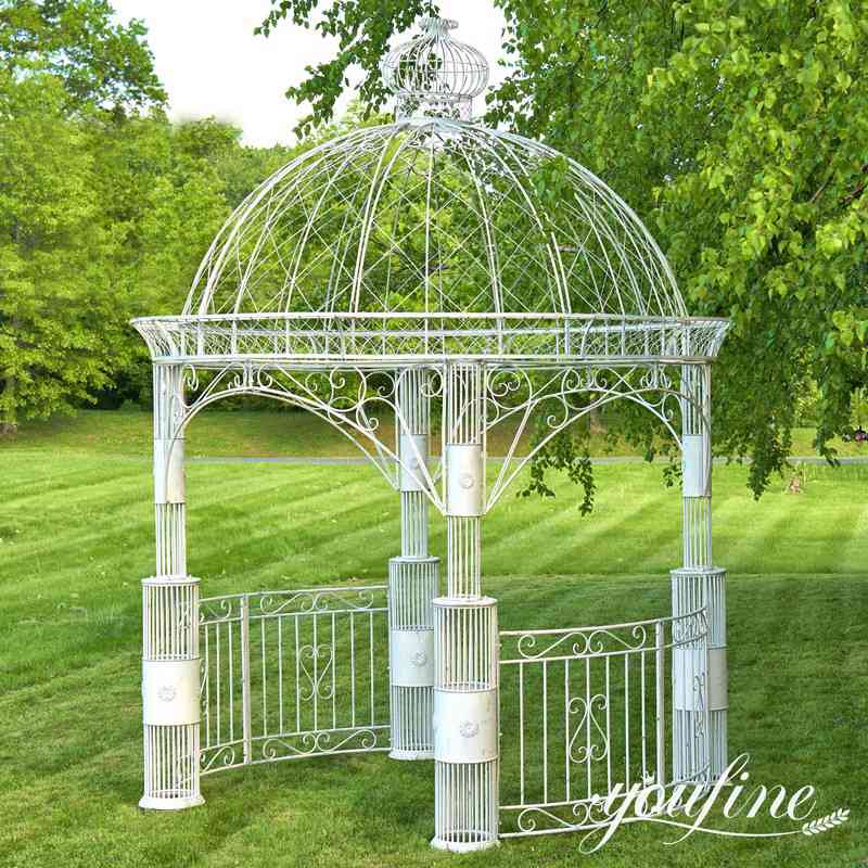 Round Iron Gazebo Details: