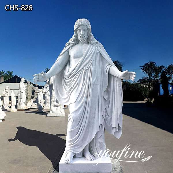 Life Size Marble Jesus Garden Statues for Sale Church Decor