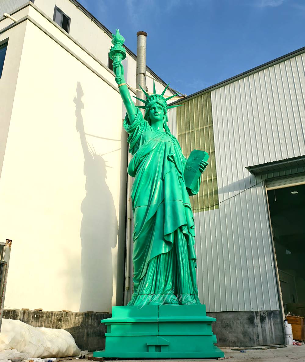 A large Replica of the Statue of Liberty Cast by Our Factory for a Client