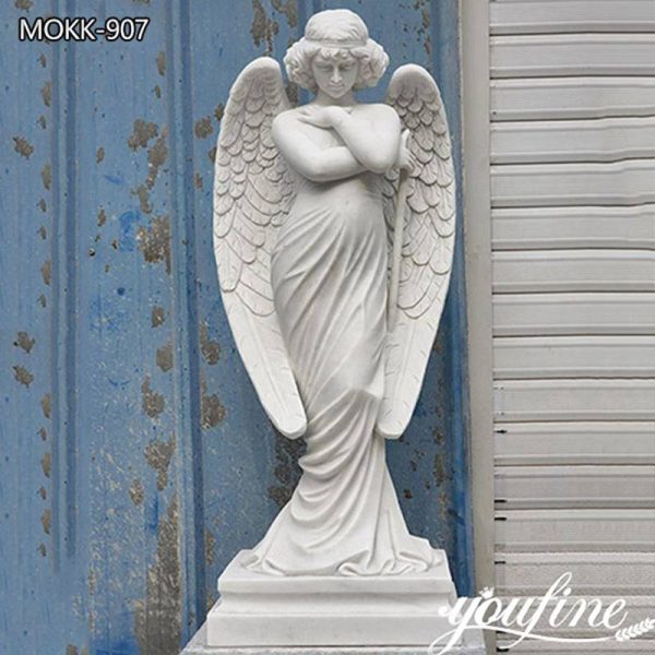 Angel of the Resurrection Statue Marble Classic Decor Factory Supply MOKK-907