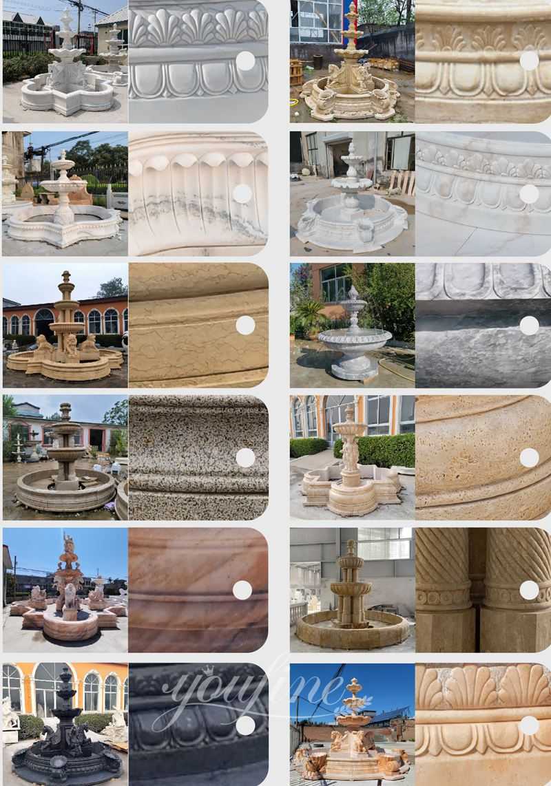 Marble water fountain - YouFine Sculpture